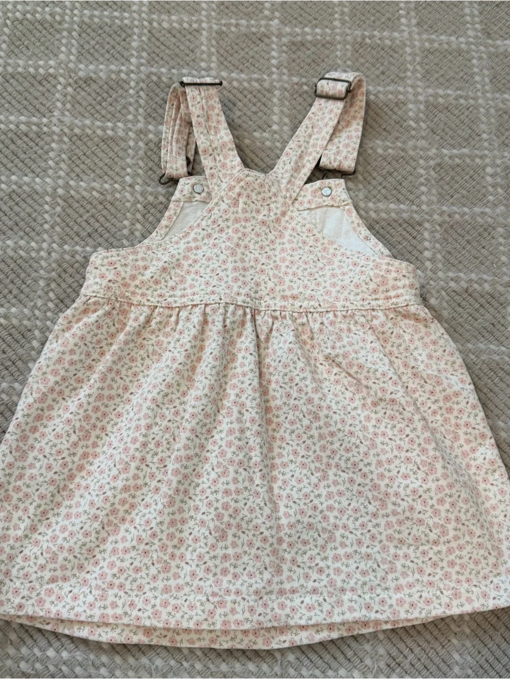 Jamie Kay Floral Overall Dress - Pink & Cream